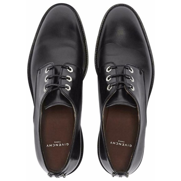 NEW GIVENCHY Black Nino Studded Lace Up Derby Shoes (Size 40) - MSRP $1,250.00! main image 9